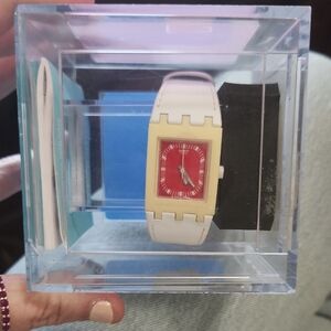 Swatch 2002 Square Blinding Day Watch